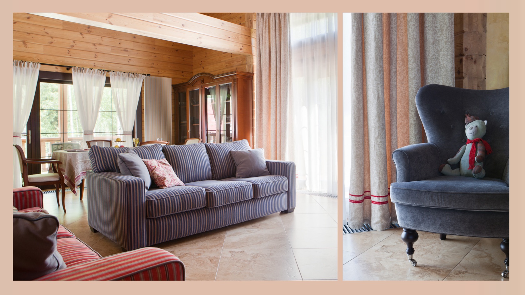 Интерьер с японскими мотивами паузы